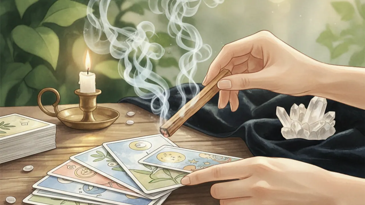Bí Mật Chăm Sóc & Thanh Tẩy Bộ Bài Tarot: Duy Trì Năng Lượng Thiêng Liêng - minh họa 1