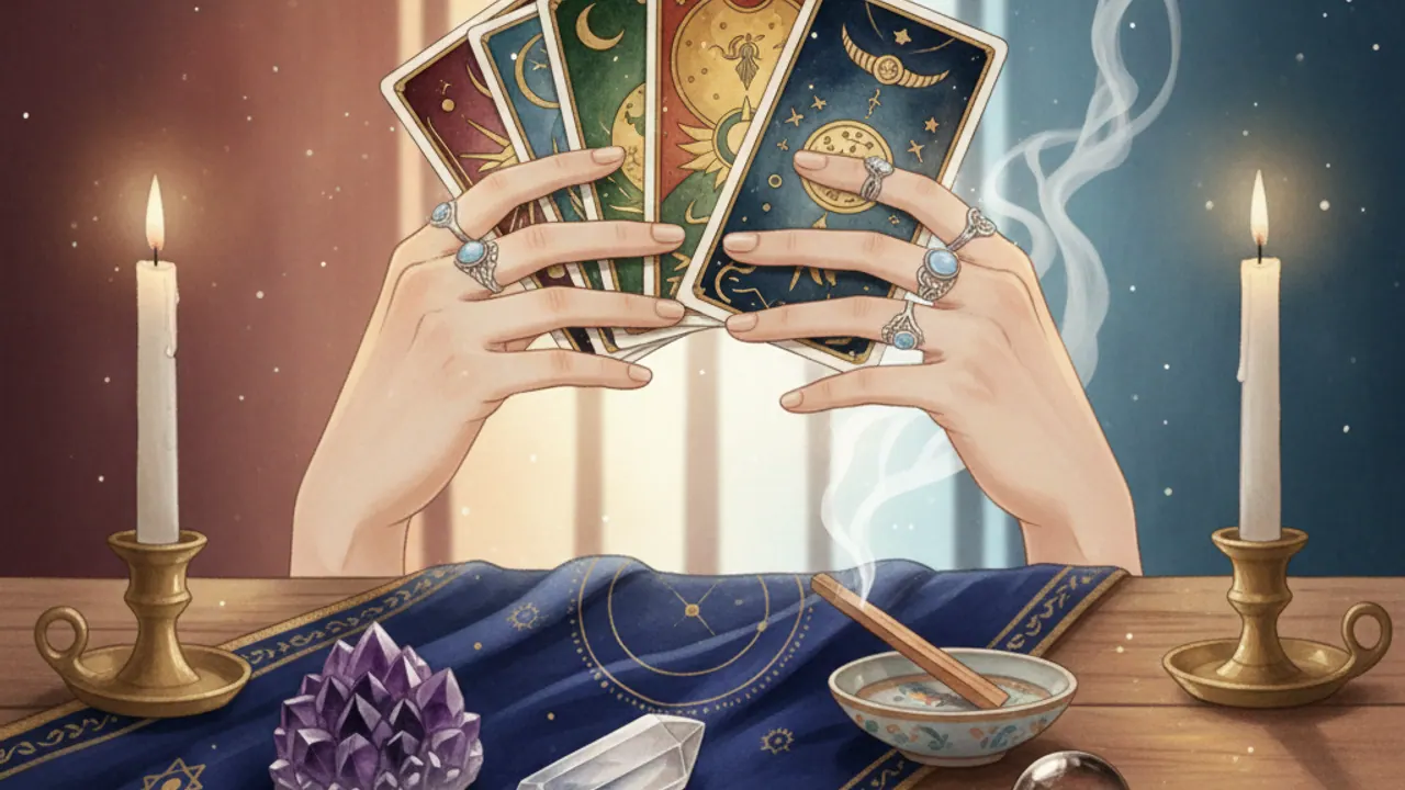 Chăm Sóc & Thanh Tẩy Bộ Bài Tarot: Kết Nối Năng Lượng Sâu Sắc