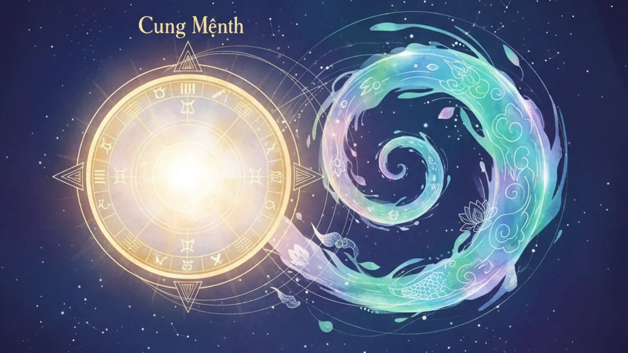 Cung Mệnh & Cung Thân: Chìa Khóa Giải Mã Bản Ngã Định Mệnh Trong Tử Vi - minh họa 1