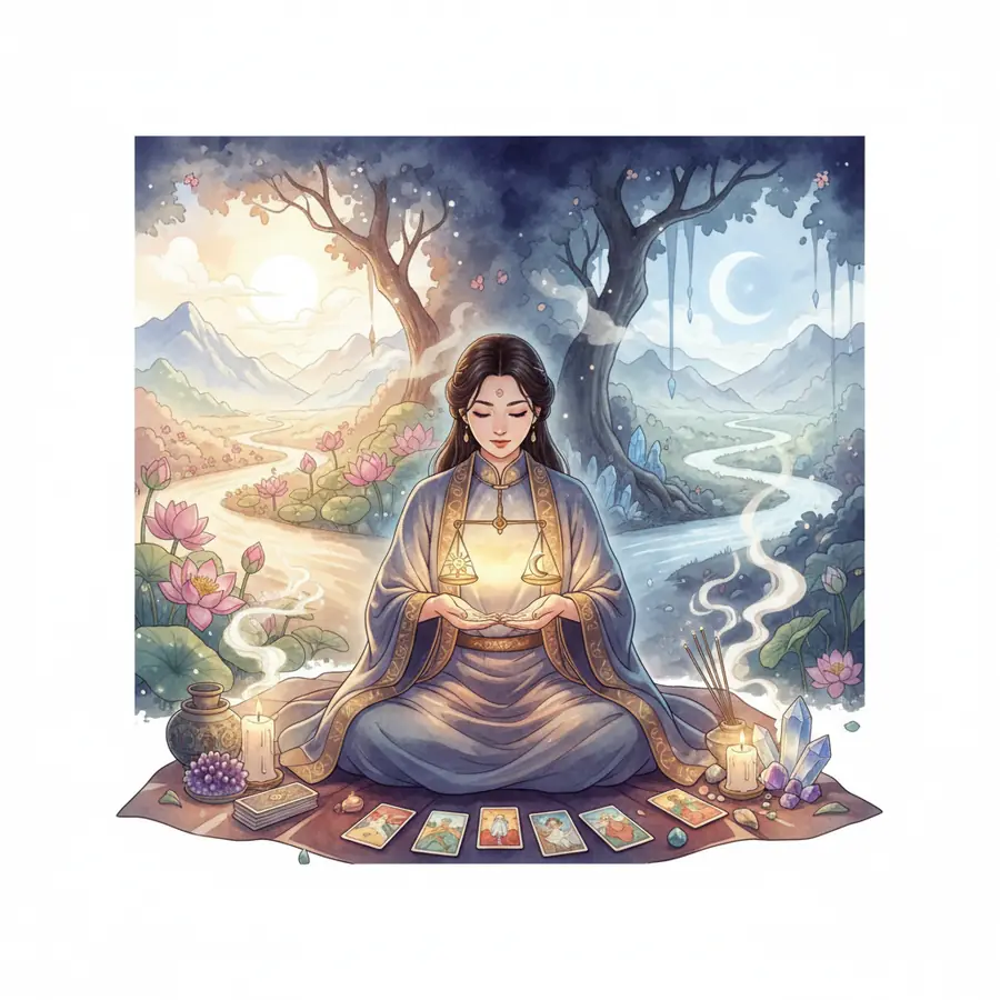Lá bài Tarot Công Lý mách bạn điều cần nghe trước khi quyết định - minh họa 1