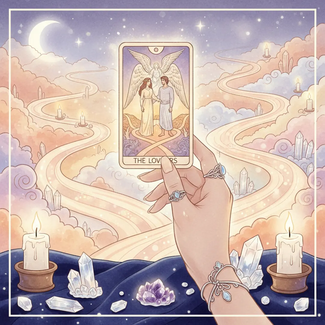 Lá bài Tarot hôm nay: The Lovers – Quyết định lớn đang chờ bạn