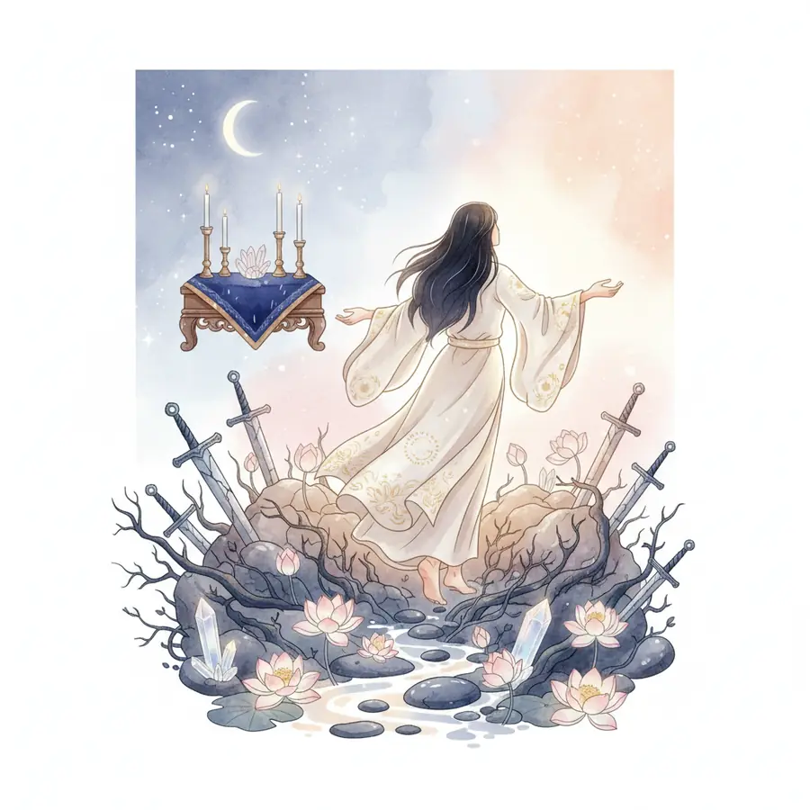 Mệt mỏi cuối ngày? Lá Tarot này mách bạn cách chữa lành tâm hồn! - minh họa 1