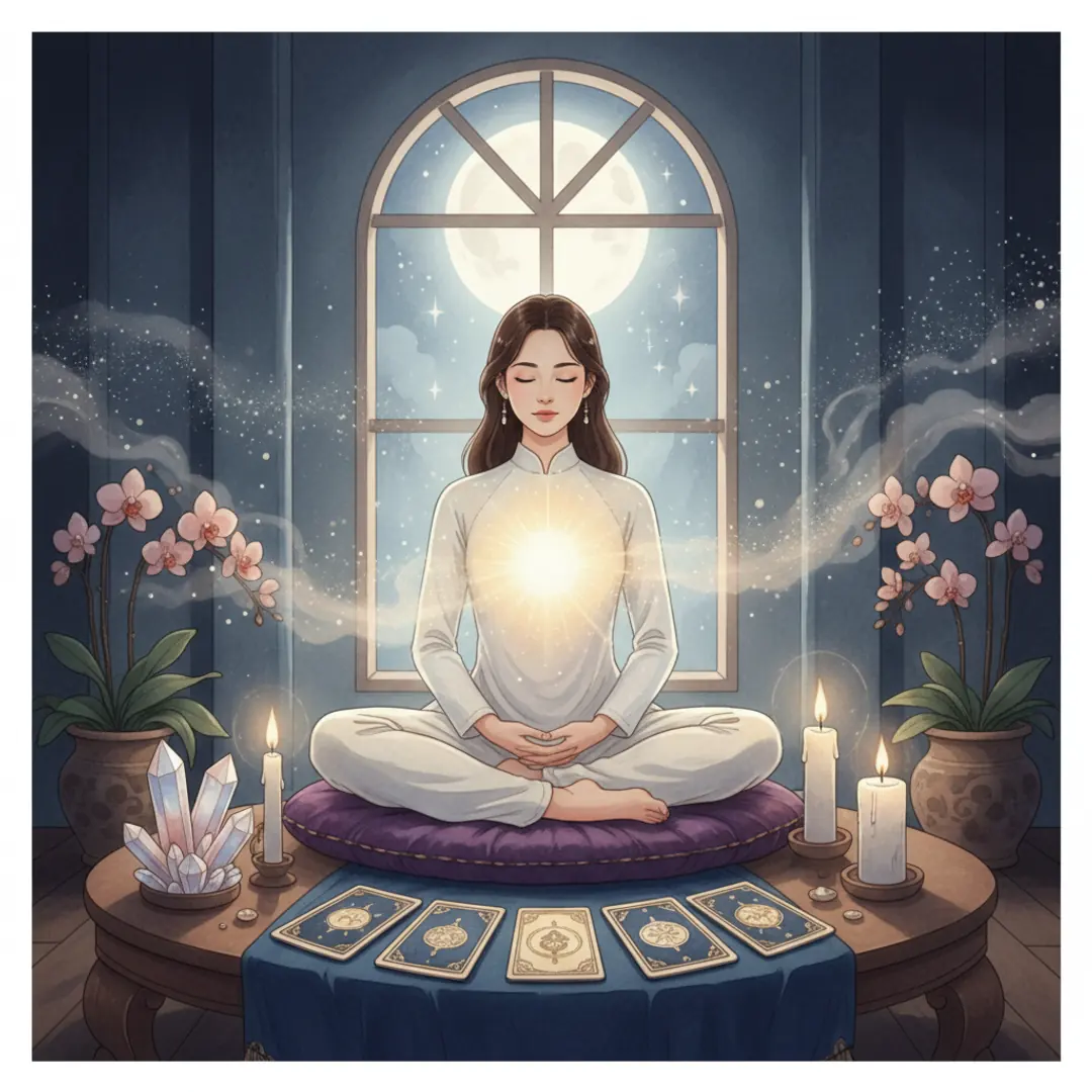 Mệt mỏi cuối ngày? Tarot mách bạn cách xoa dịu tâm hồn hôm nay!