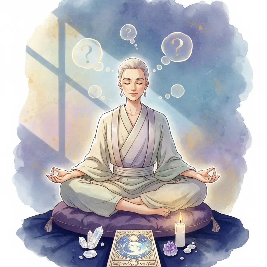 Người ấy đang nghĩ gì? Tarot mách bạn cách giữ lòng bình an hôm nay - minh họa 1