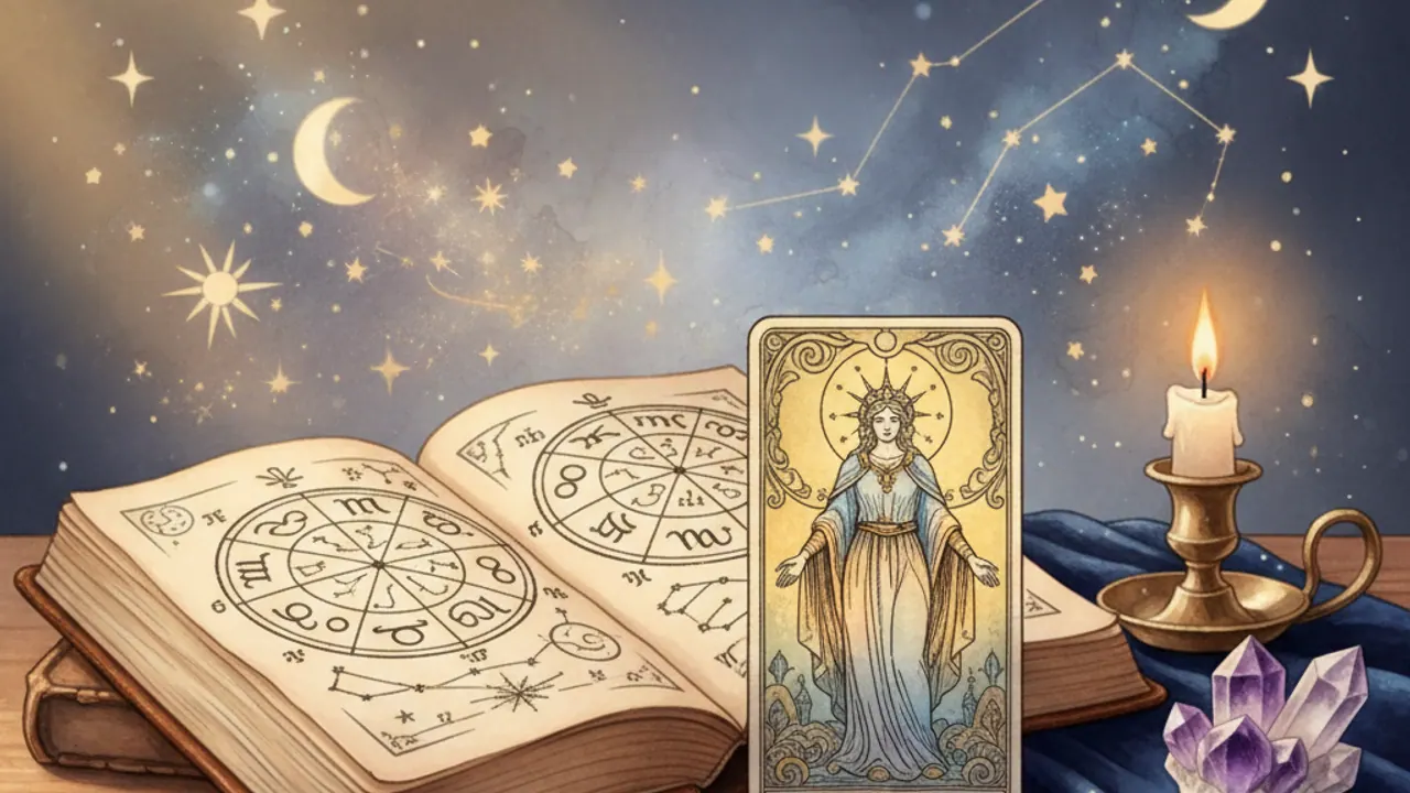 Tarot & Chiêm Tinh: Mối Liên Kết Kỳ Diệu Khai Mở Vũ Trụ Nội Tại - minh họa 1