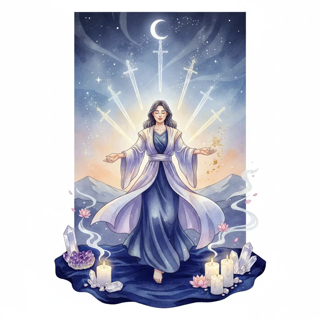 Tarot chiều nay 11/08/2026: Buông bỏ gì để nhẹ lòng trước khi ngày kết thúc?