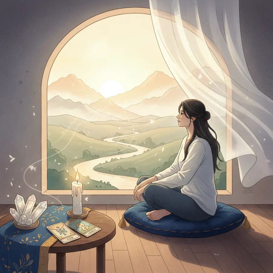 Tarot chiều nay 23/08: Điều gì cần buông bỏ để nhẹ lòng trước khi ngày tàn? - minh họa 1