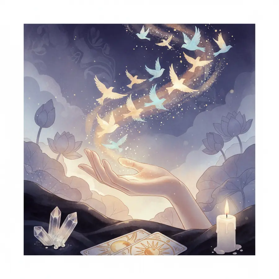 Tarot Chiều Nay: Buông Bỏ Gánh Nặng Nào Trước Khi Ngày Tàn? - minh họa 2