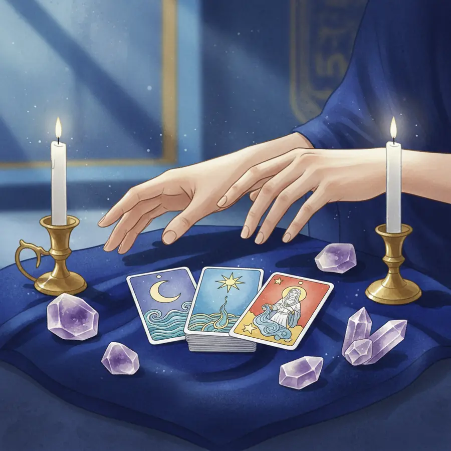 Tarot Chiều Nay: Buông Bỏ Gánh Nặng Này Để Ngày Khép Lại Bình An? - minh họa 2