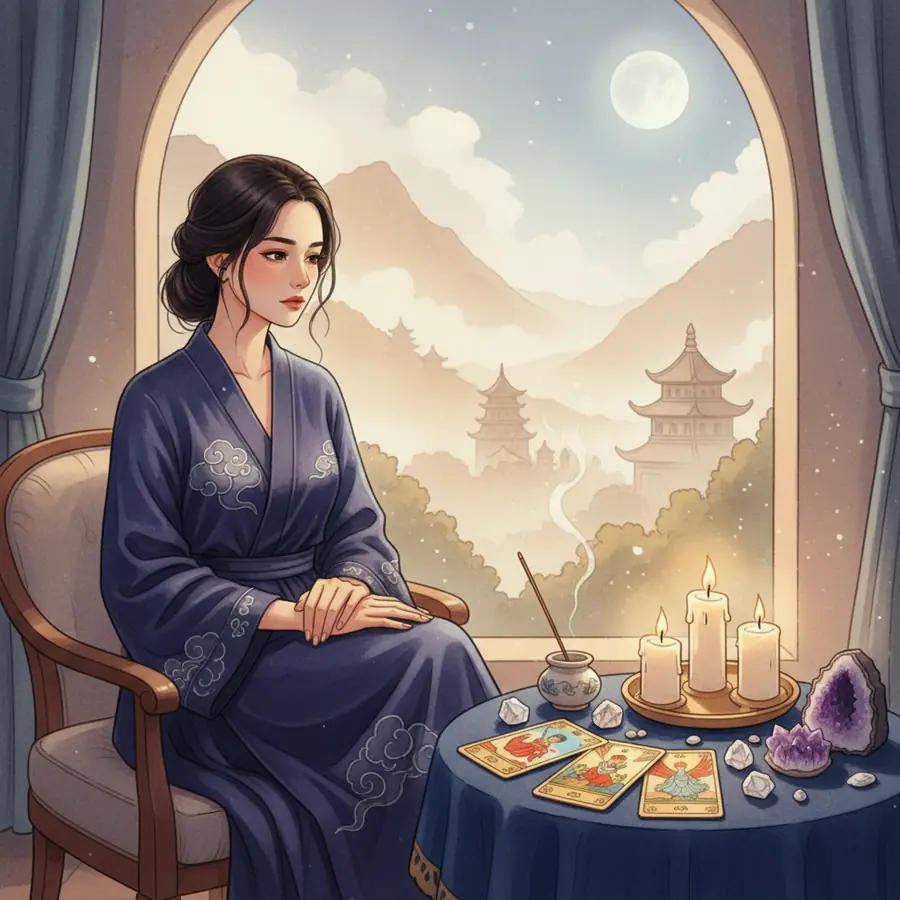 Tarot Chiều Nay: Buông Bỏ Gánh Nặng, Nhẹ Nhàng Đón Hoàng Hôn - minh họa 1