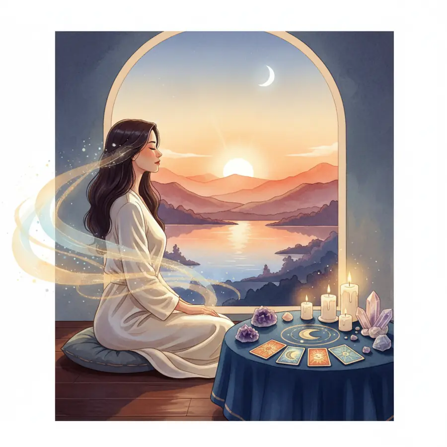 Tarot chiều nay: Buông bỏ gì để lòng nhẹ nhàng trước khi ngày tàn? - minh họa 1