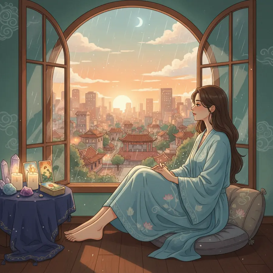 Tarot chiều nay: Buông bỏ gì để nhẹ lòng trước khi ngày tàn? - minh họa 1