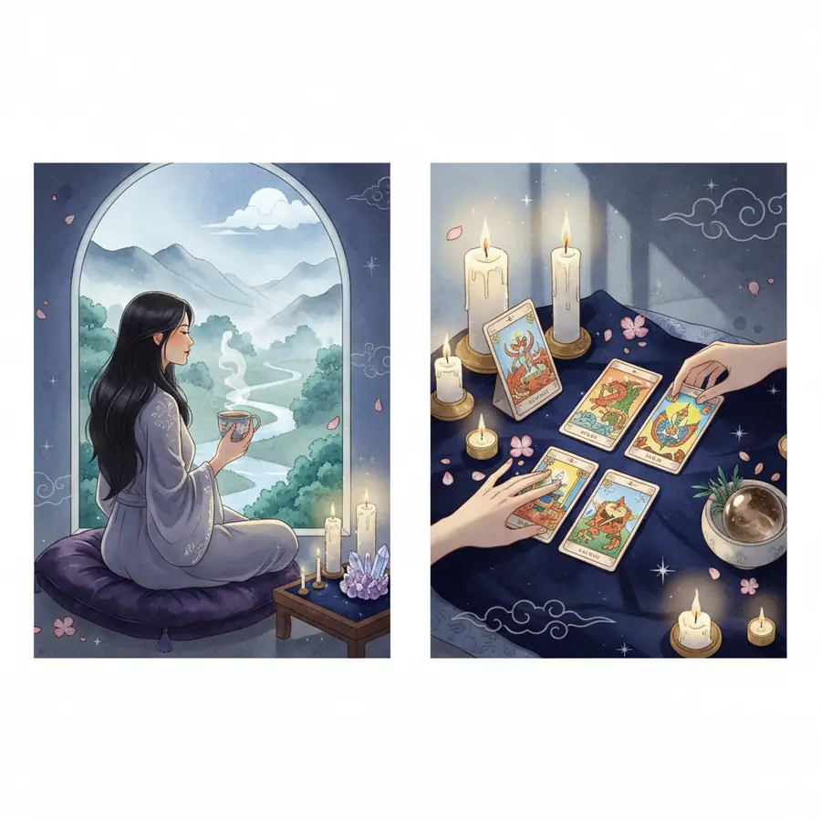 Tarot chiều nay: Buông gì để lòng thảnh thơi trước khi ngày tàn? - minh họa 2