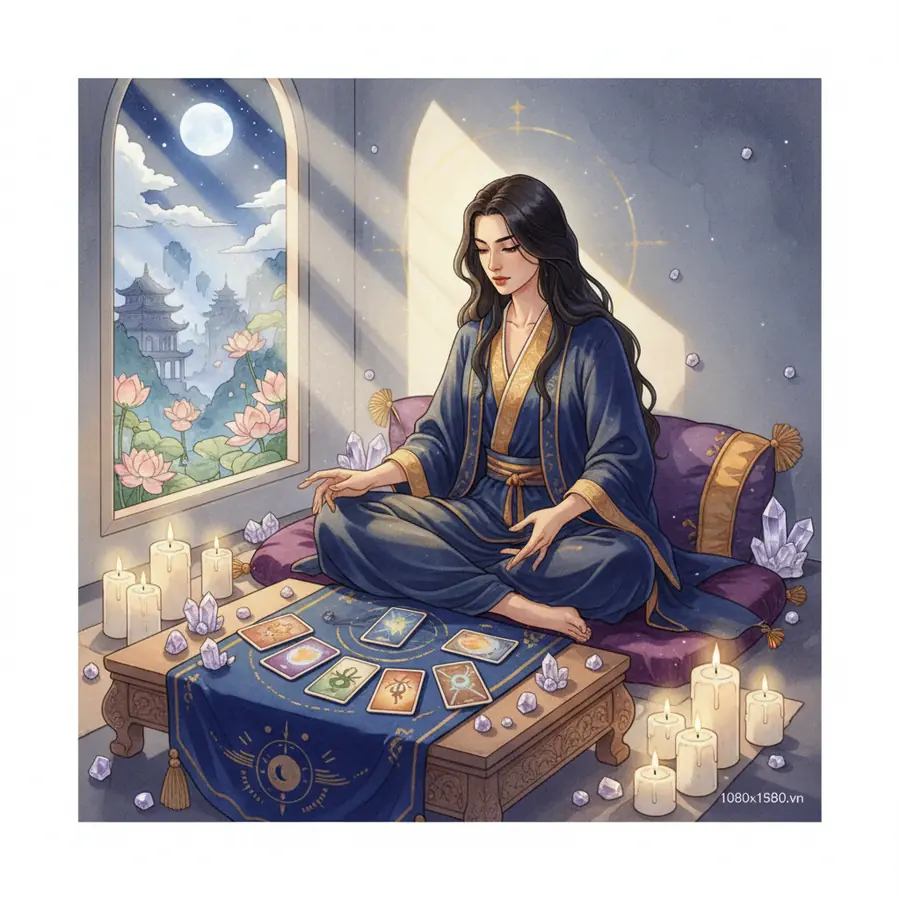 Tarot chiều nay: Buông gì để nhẹ lòng trước khi ngày tàn? - minh họa 1