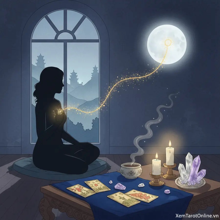 Tarot chiều nay: Buông gì để nhẹ lòng trước khi ngày tàn? - minh họa 1