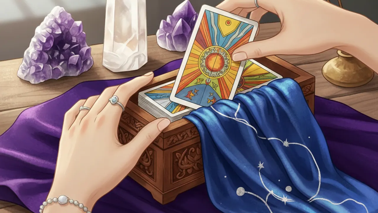 Thanh Tẩy & Chăm Sóc Tarot: Bí Quyết Nâng Tầm Kết Nối Tâm Linh - minh họa 1