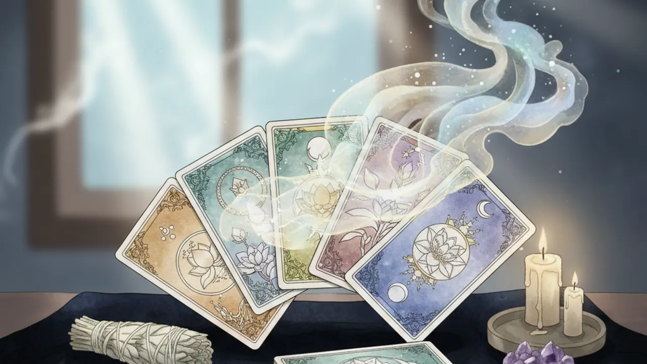 Thanh Tẩy & Chăm Sóc Tarot: Bí Quyết Nâng Tầm Kết Nối Tâm Linh - minh họa 2