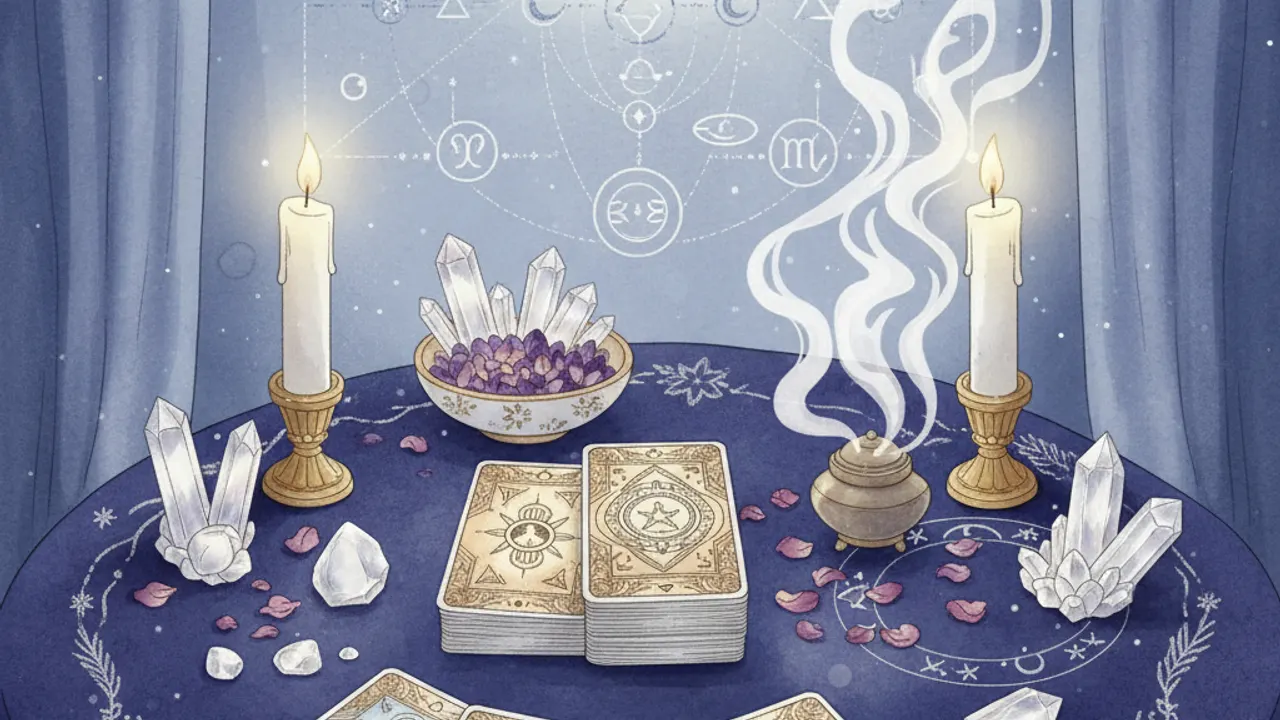 Bí Quyết Thanh Tẩy & Chăm Sóc Bộ Bài Tarot: Kết Nối Sâu Sắc - minh họa 1