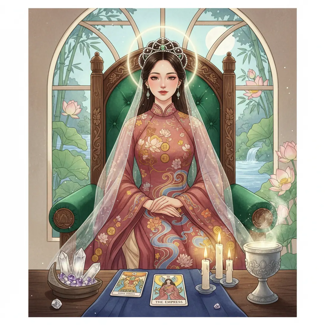 Ý Nghĩa Lá The Empress: Tình Yêu, Sự Nuôi Dưỡng Và Năng Lượng Nở Hoa