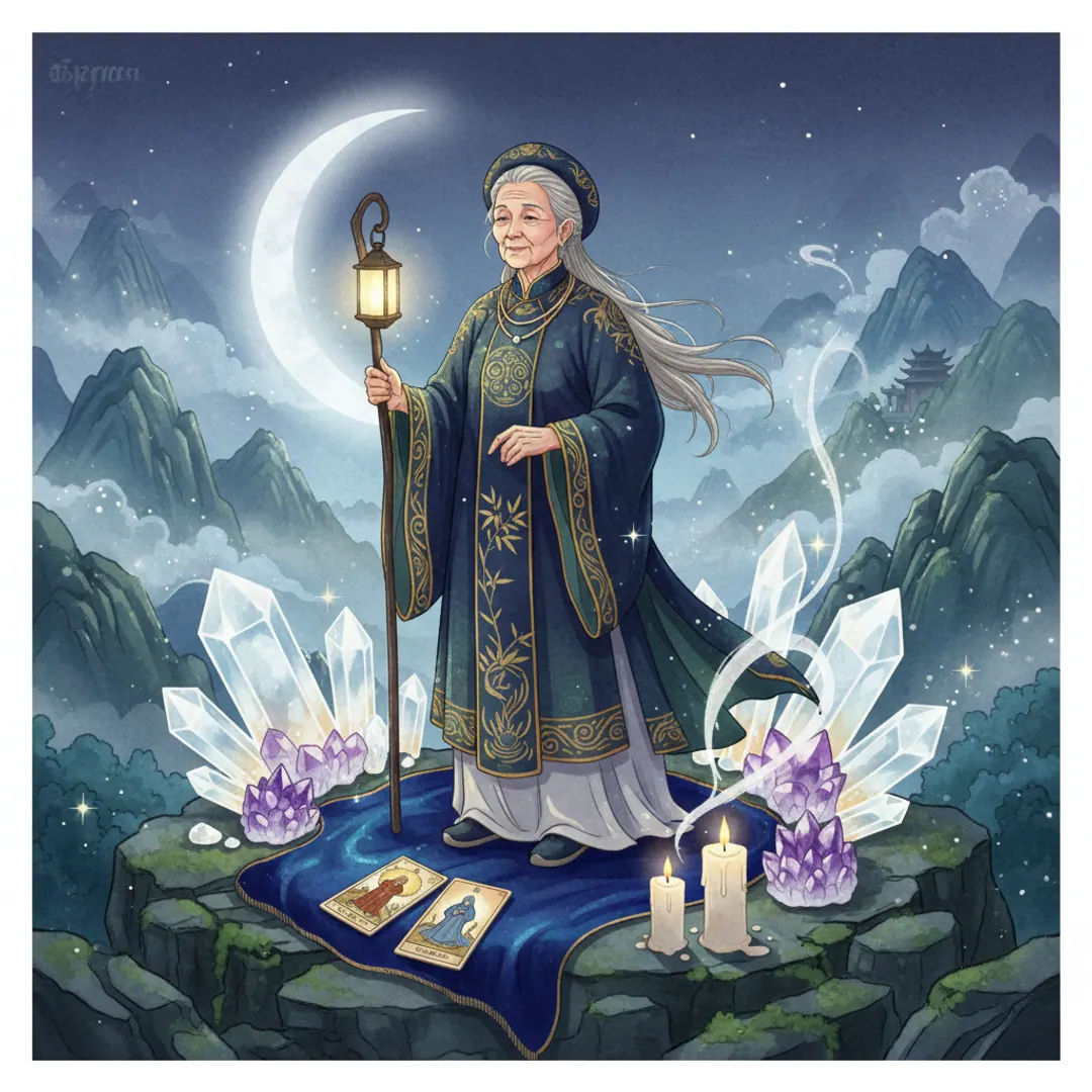 Ý Nghĩa Lá The Hermit: Khi Cô Độc Trở Thành Ánh Đèn Dẫn Lối